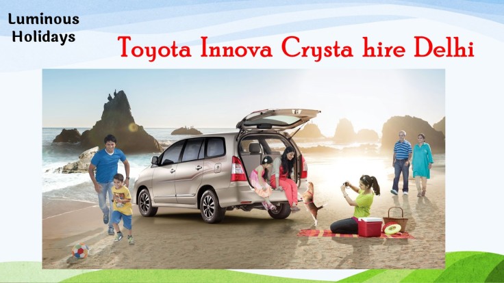 Effortless Exploration: Toyota Innova Crysta Rental in Delhi
