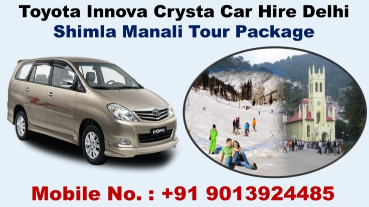 Tour itinerary of Shimla Manali Tour from Delhi by Innova Car